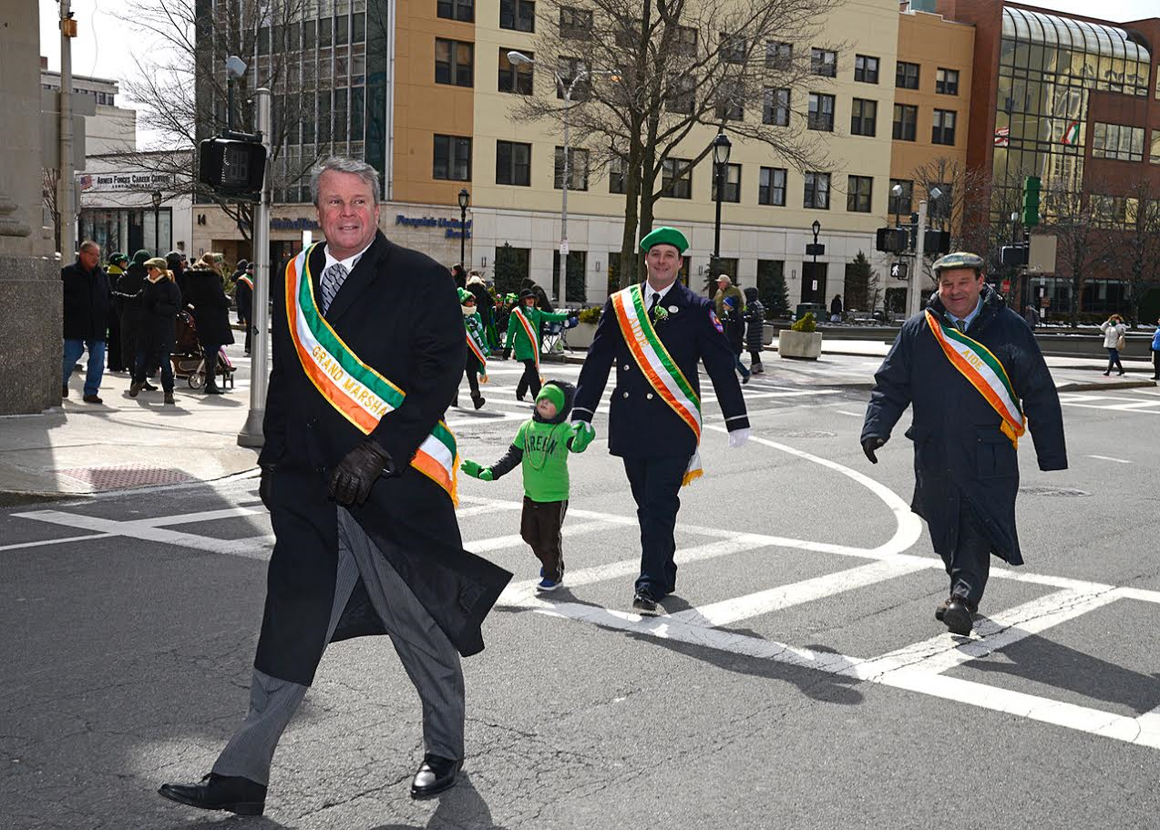 2017 St. Patricks Day Parade Grand Marshal and Aid